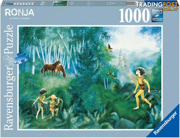 Ravensburger - Ronja The Robbers Daughter Jigsaw Puzzle 1000pc - Mdrb16894 - 4005556168941
