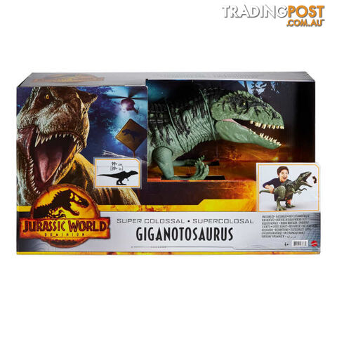 Jurassic World Dominion Super Colossal Giganotosaurus Action Figure - Magwd68 - 887961938630