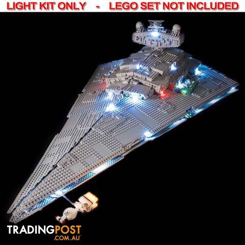 LIGHT KIT for LEGO Star Wars UCS Imperial Star Destroyer 75252 - Light My Bricks - 793591189727