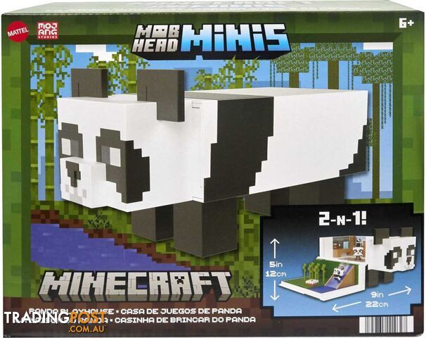 Minecraft - Panda Playhouse Playset Mob Head Minis - Art67043 - 194735114627