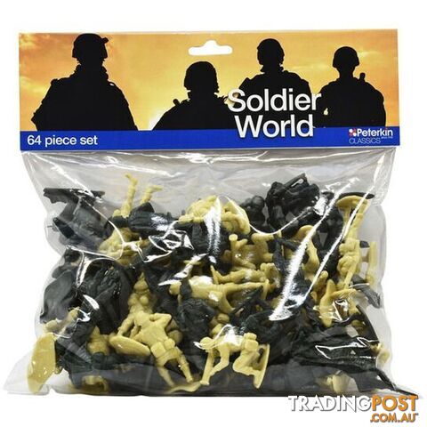 Soldier World 64 Piece Bag Set Art64270 - 5018621210642