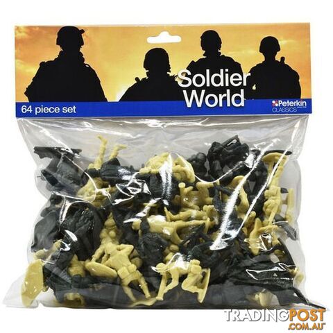 Soldier World 64 Piece Bag Set Art64270 - 5018621210642