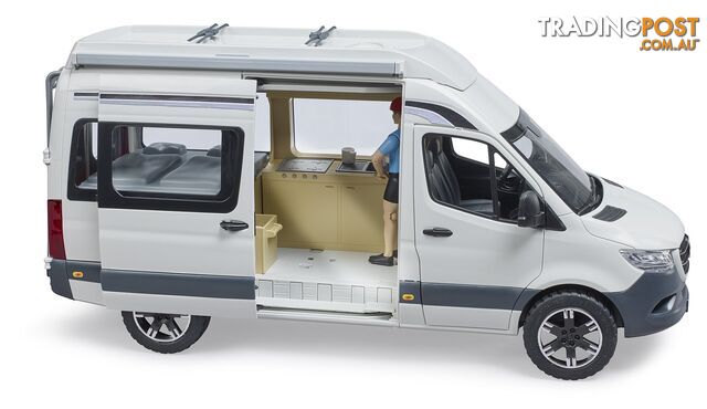 Bruder MB Sprinter Camper Van with Driver 1:16 - Zi24002672 - 4001702026721