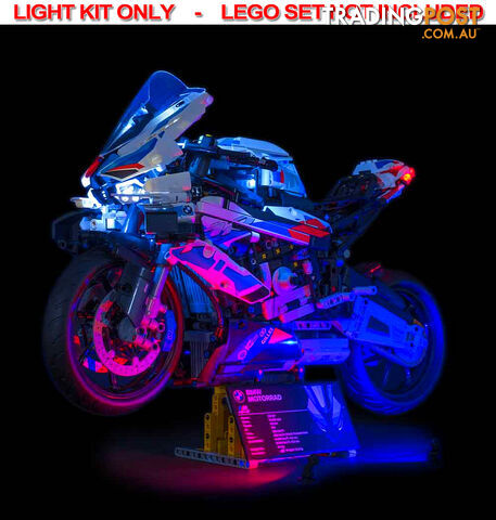 LIGHT KIT for LEGO BMW M 1000 RR 42130 - Light My Bricks - 744109767821