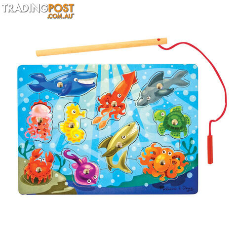 Melissa & Doug - Fishing Magnetic Puzzle Game - Mdmnd3778 - 000772037785