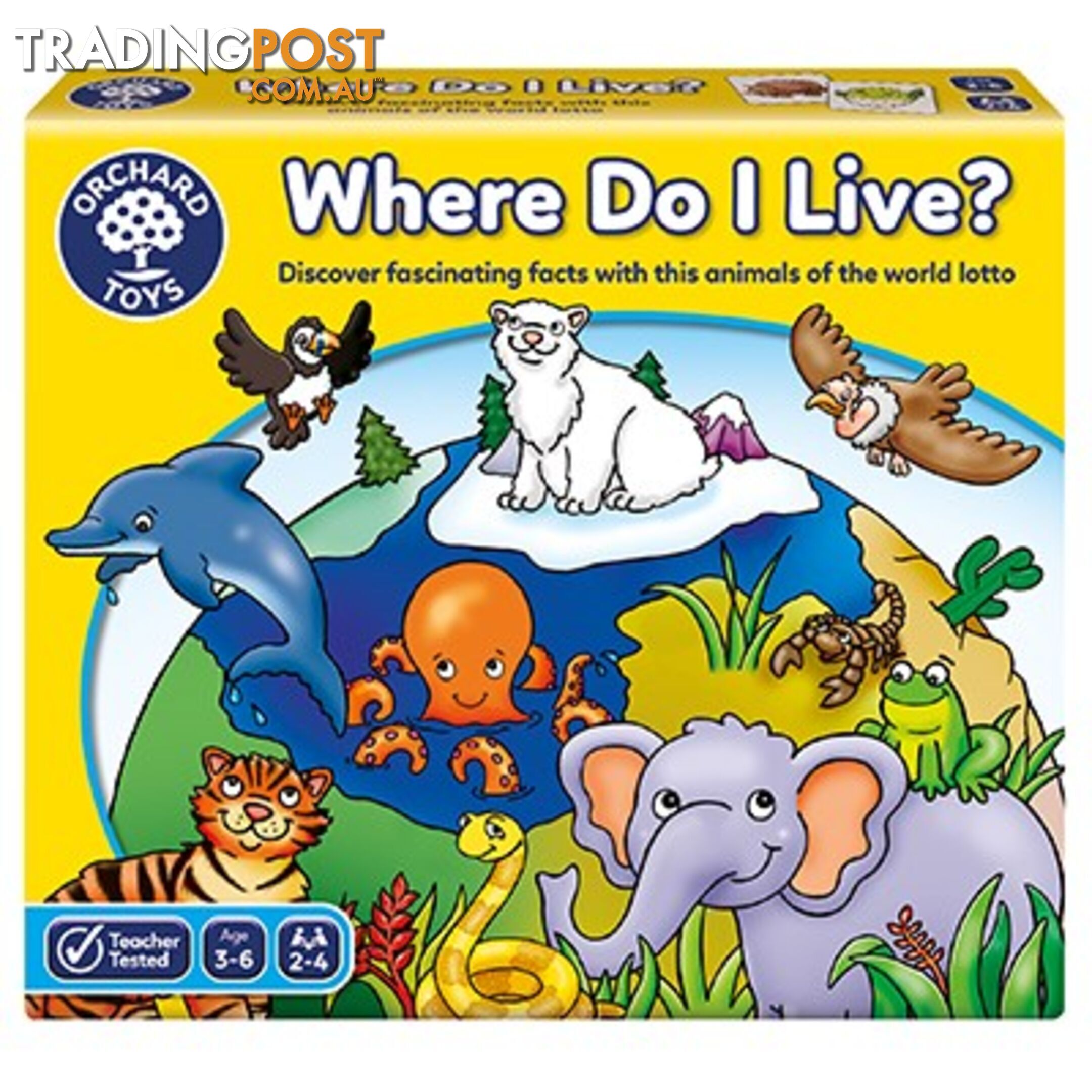 Orchard Toys -where Do I Live Game - Mdoc69 - 5011863101549