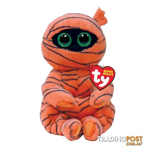 Ty Beanie Bellies - Hocus Pocus - Orange Mummy - Small 20cm - 41039 - 008421410392