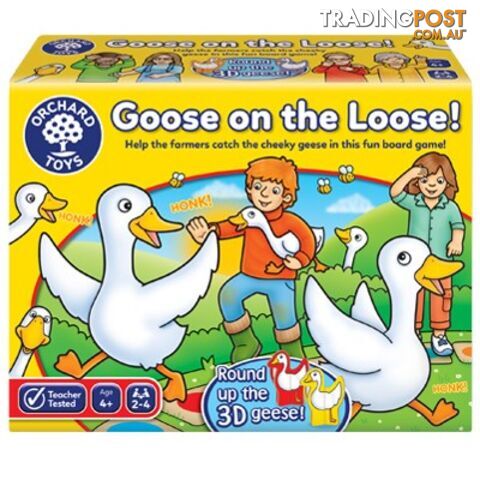 Orchard Toys - Goose On The Loose Game - Mdoc115 - 5011863002761