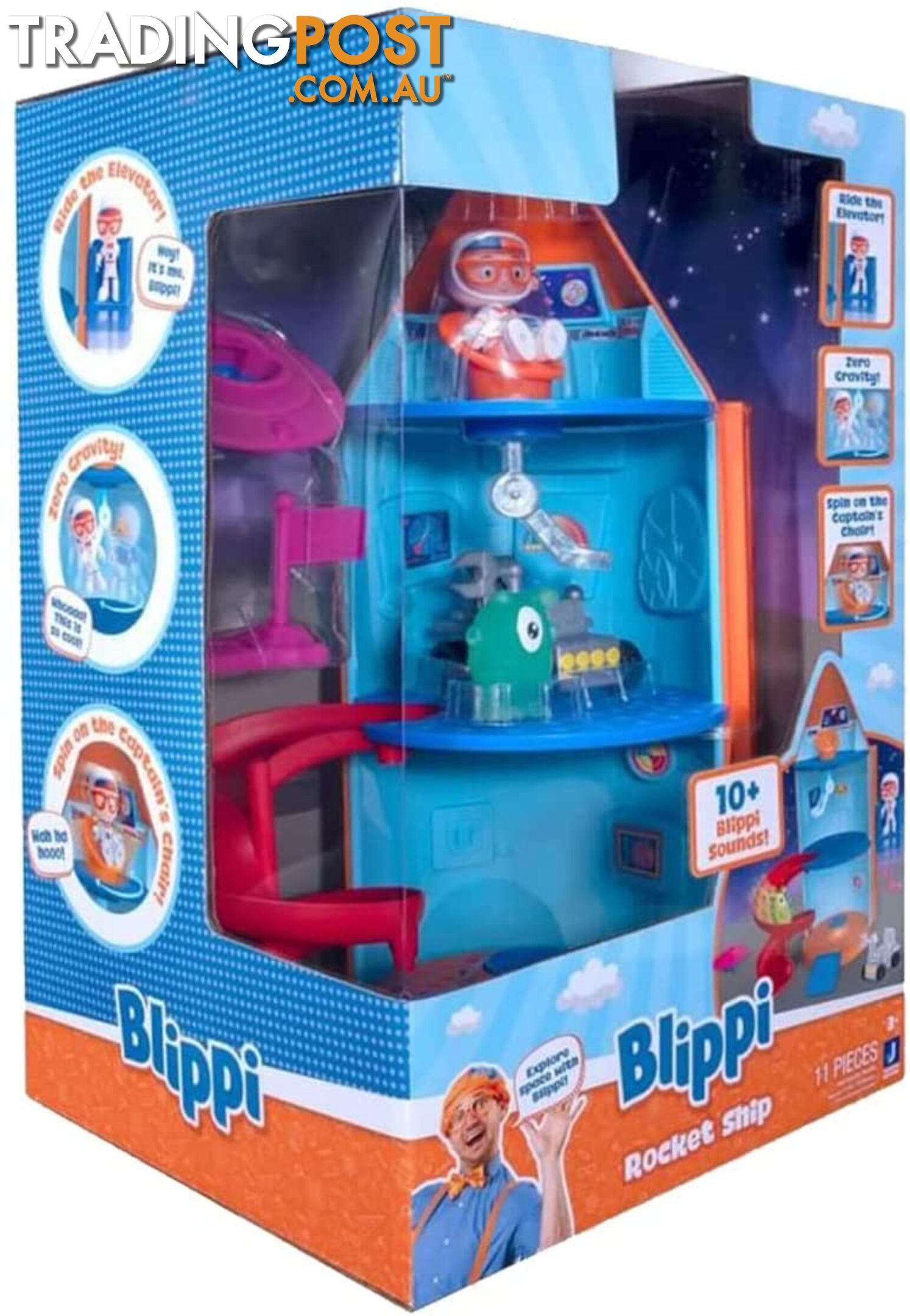 Blippi Rocket Ship Playset Cjblpo140 - 191726399872