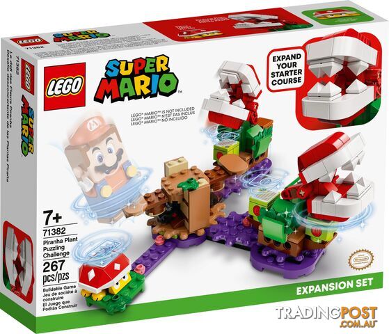LEGO 71382 Piranha Plant Puzzling Challenge Expansion Set  - Super Mario - 5702016913255