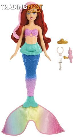Disney Princess - Ariel Swimming Mermaid Doll - Mattel - Mahpd43 - 194735156306
