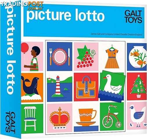 Galt - Lotto Picture Card & Board Game - Mdgn5398 - 5011979615565