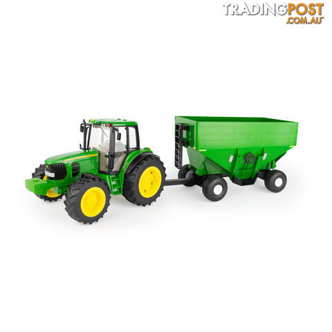 John Deere - Tomy 1:16 Big Farm 7430 Tractor with Gravity Wagon - Lc47245 - 036881472452