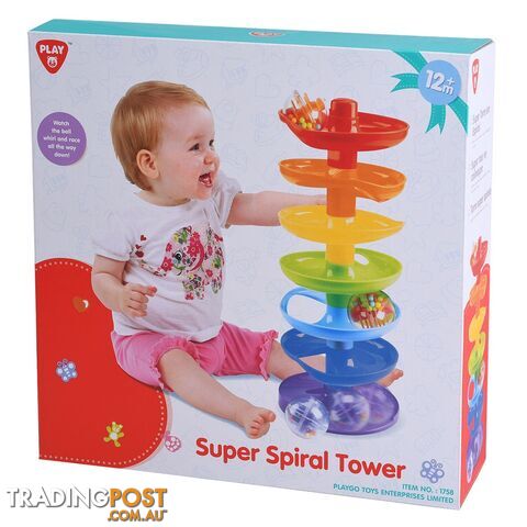 Super Spiral Tower Playgo Toys Ent. Ltd Art62141 - 4892401017581