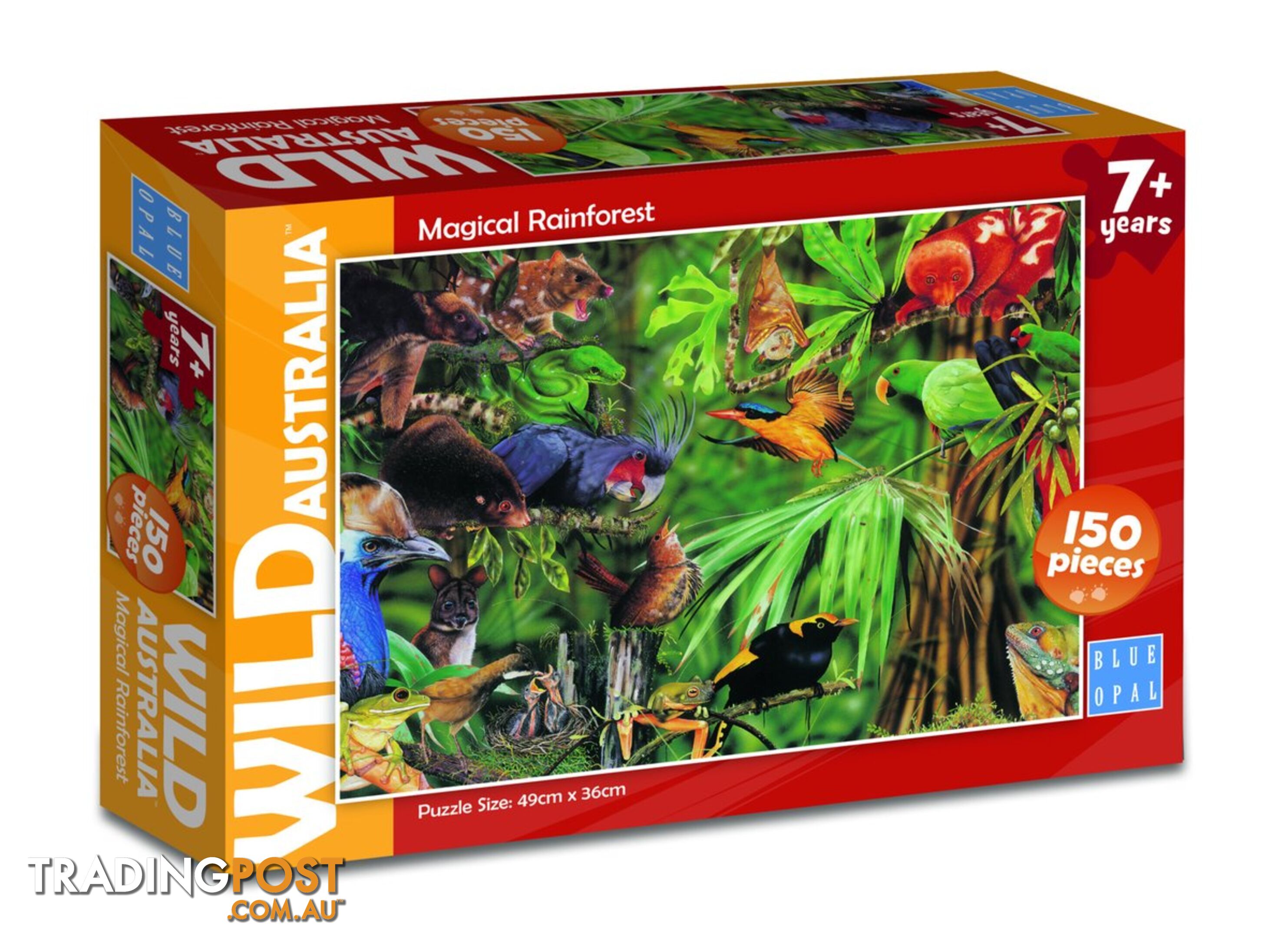 Blue Opal - Wild Aust Magical Rainforest Jigsaw Puzzle 150pc Bl01979 - 633793019791