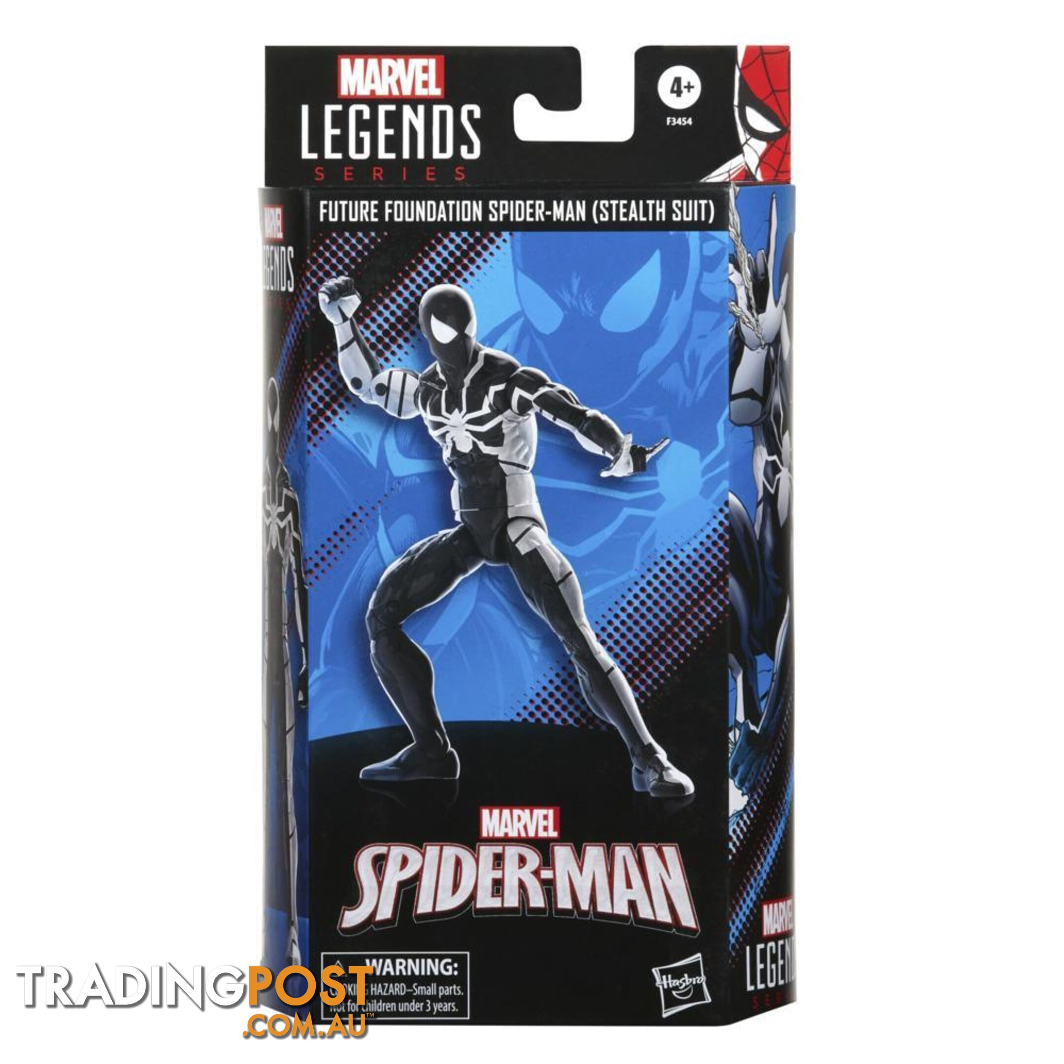 Marvel Legends Series Spider-man 6-inch Stealth Suit Action Figure Incl 4 Accessories Hasbro - Hbf34545l00 - 5010994153953