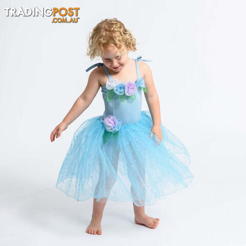 Fairy Girls - Costume Sugarplum Ballerina Dress Blue Medium - Fg Fg507bm - 9787110075074