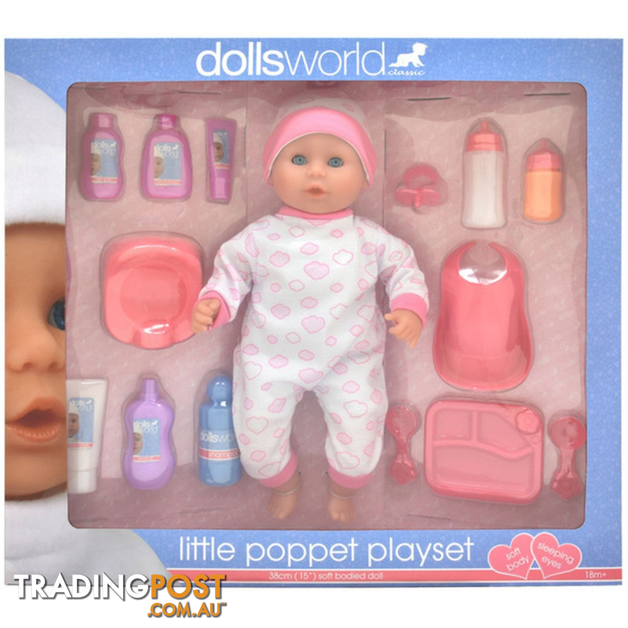 DollsWorld - Little Poppet Playset 38cm Art64114 - 5018621603246