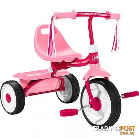 Radio Flyer - Fold 2 Go Trike Folding Pink Art62599 - 042385980195