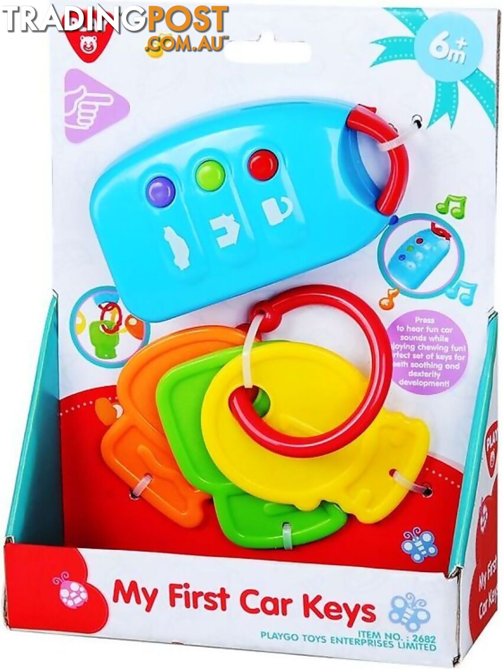 Playgo Toys Ent. Ltd. - My First Car Keys - Art67531 - 4892401026835