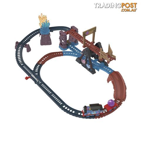 Thomas & Friends Crystal Caves Train Set With Motorized Thomas Toy Train And 8 Feet Of Track - Mahmc28 - 194735124039
