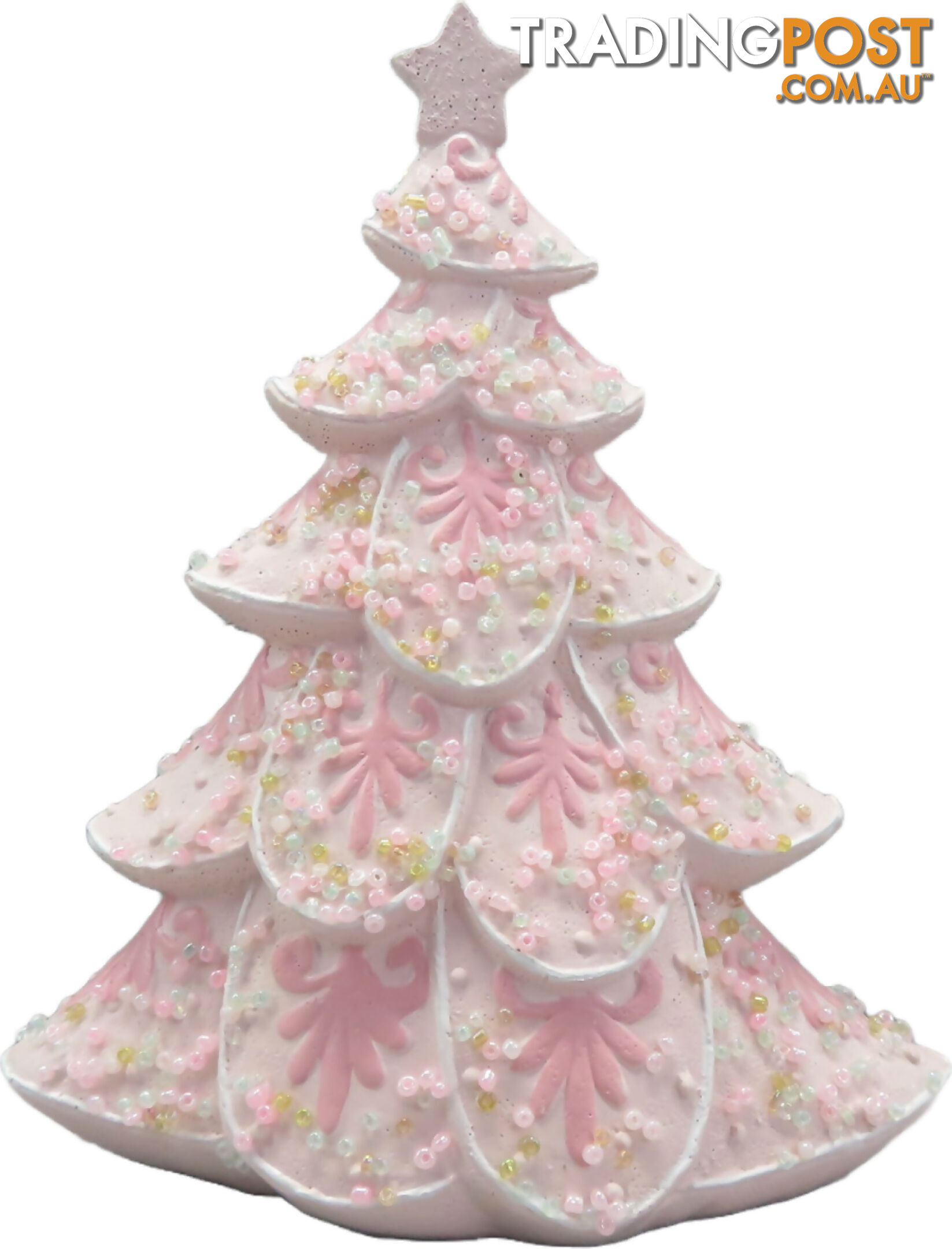 Cotton Candy - Pink Lolly Xmas Tree Ornamental - Ccxcd113 - 9353468020679