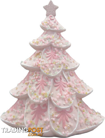 Cotton Candy - Pink Lolly Xmas Tree Ornamental - Ccxcd113 - 9353468020679