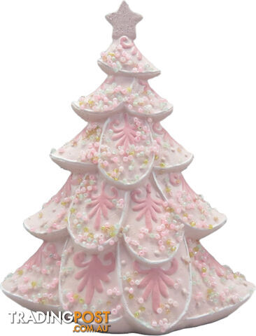 Cotton Candy - Pink Lolly Xmas Tree Ornamental - Ccxcd113 - 9353468020679