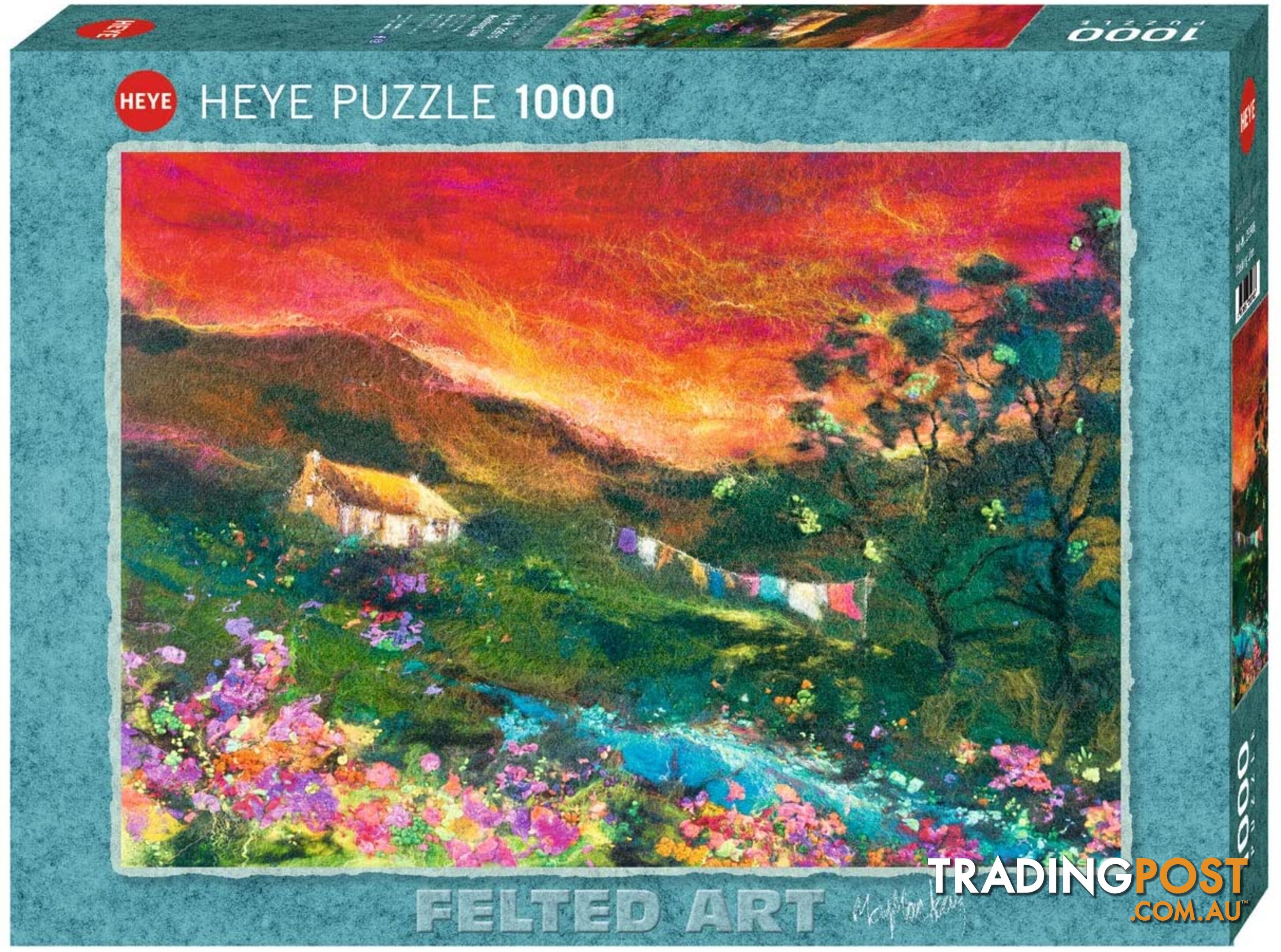 Heye - Felted Art Washing Line (1000 Pce) Jigsaw Puzzle Jdhey29916 - 4001689299163