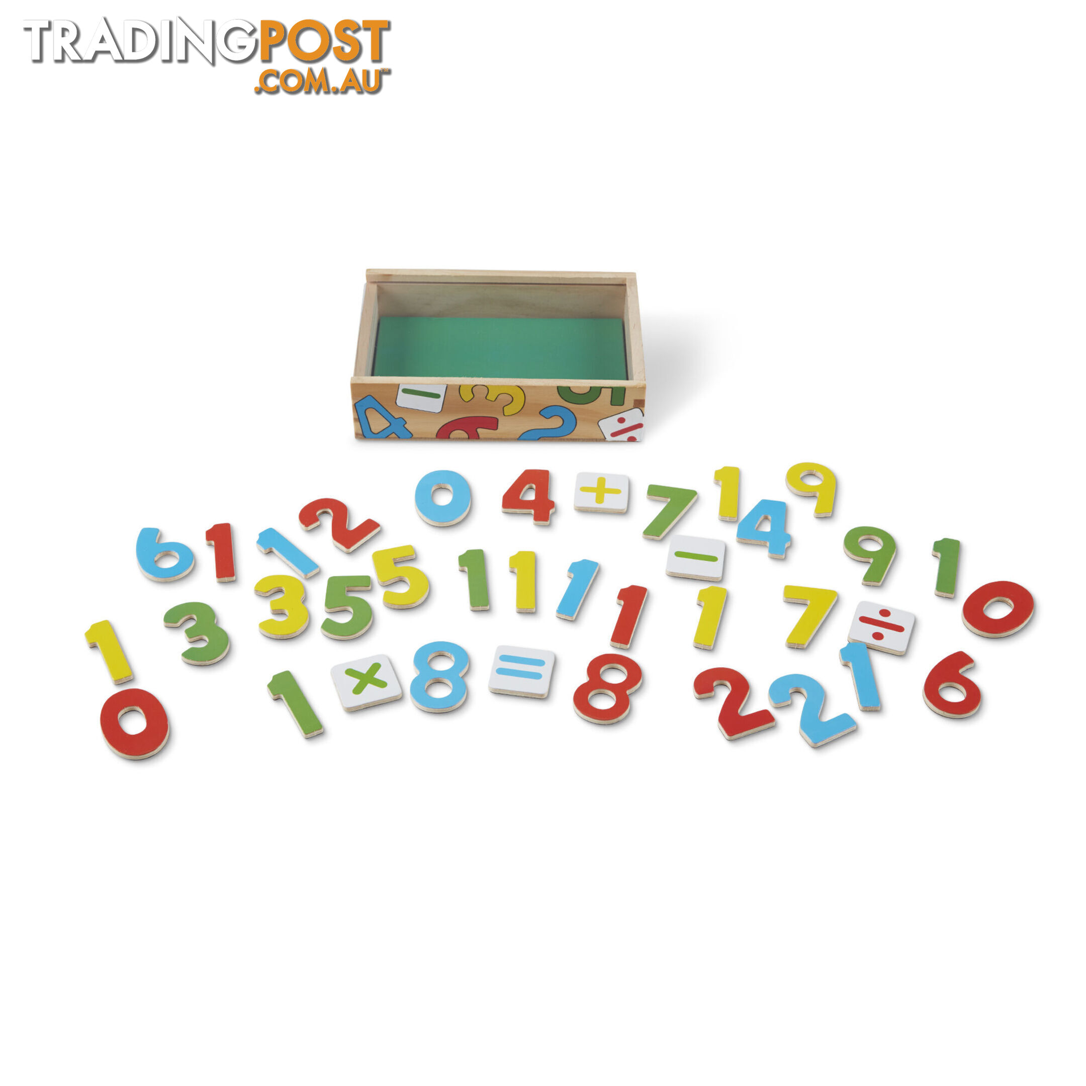 Melissa & Doug - Magnetic Wooden Numbers Mdmnd449 - 0000772004497
