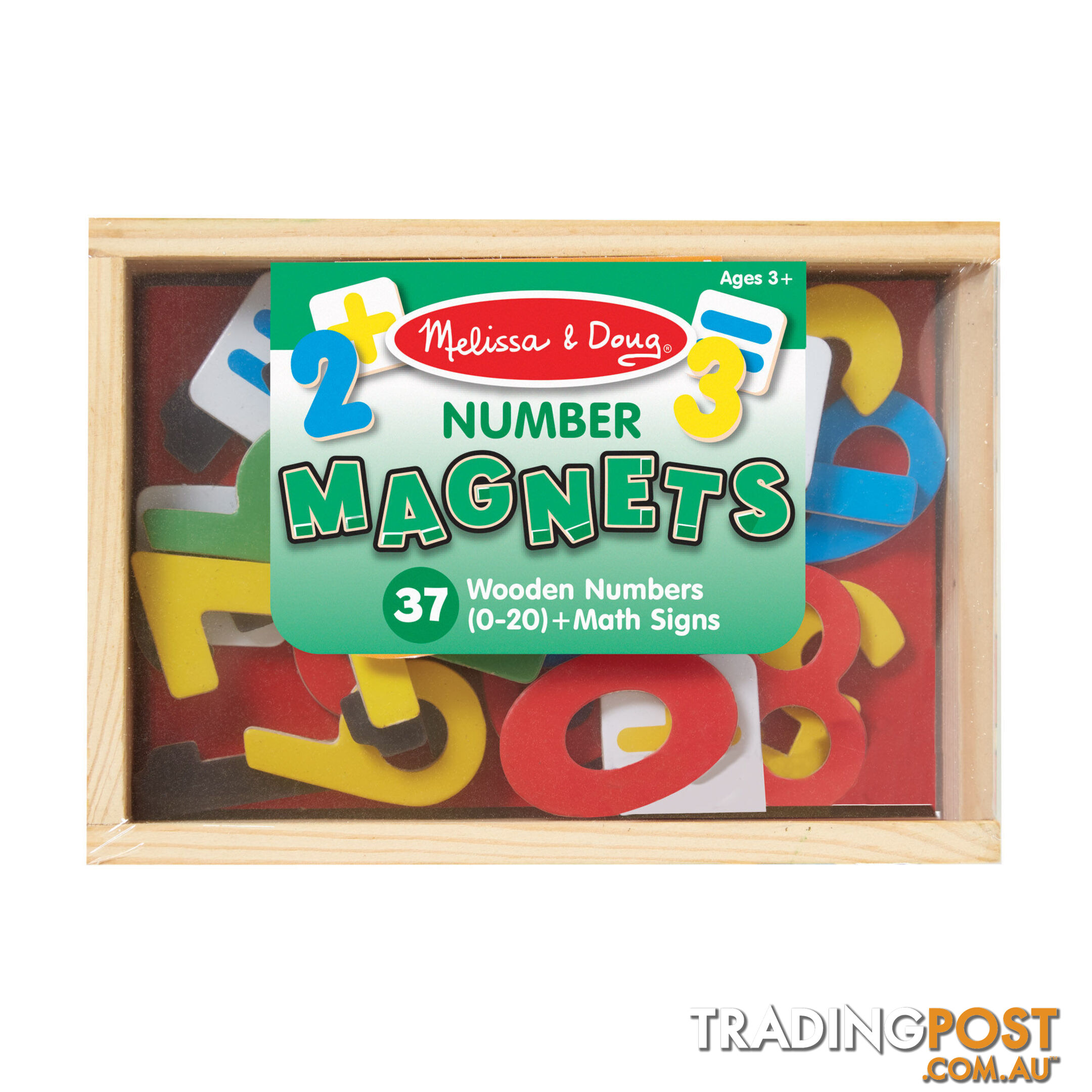 Melissa & Doug - Magnetic Wooden Numbers Mdmnd449 - 0000772004497
