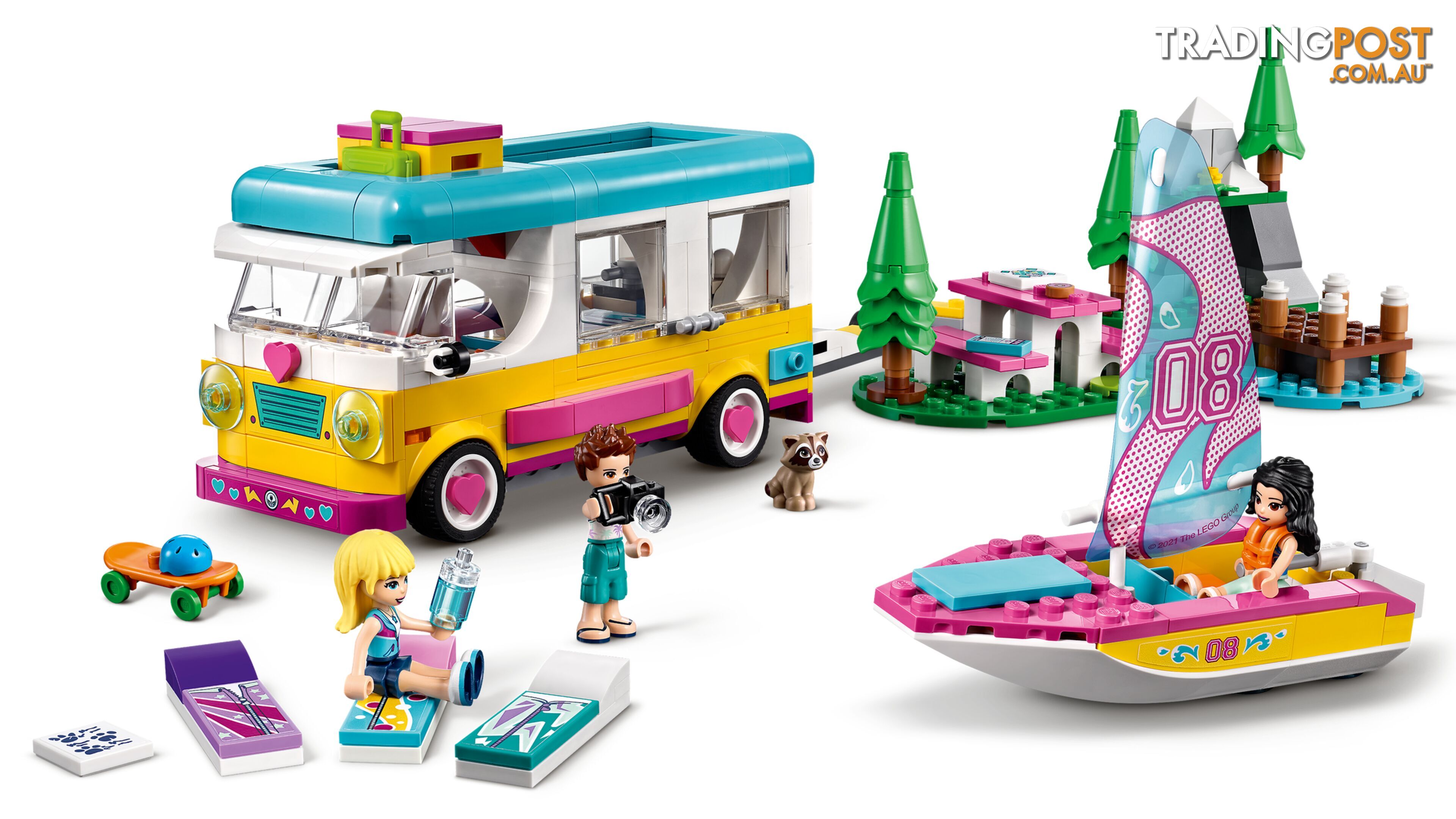 LEGO 41681 Forest Camper Van And Sailboat  - Friends - 5702016916157