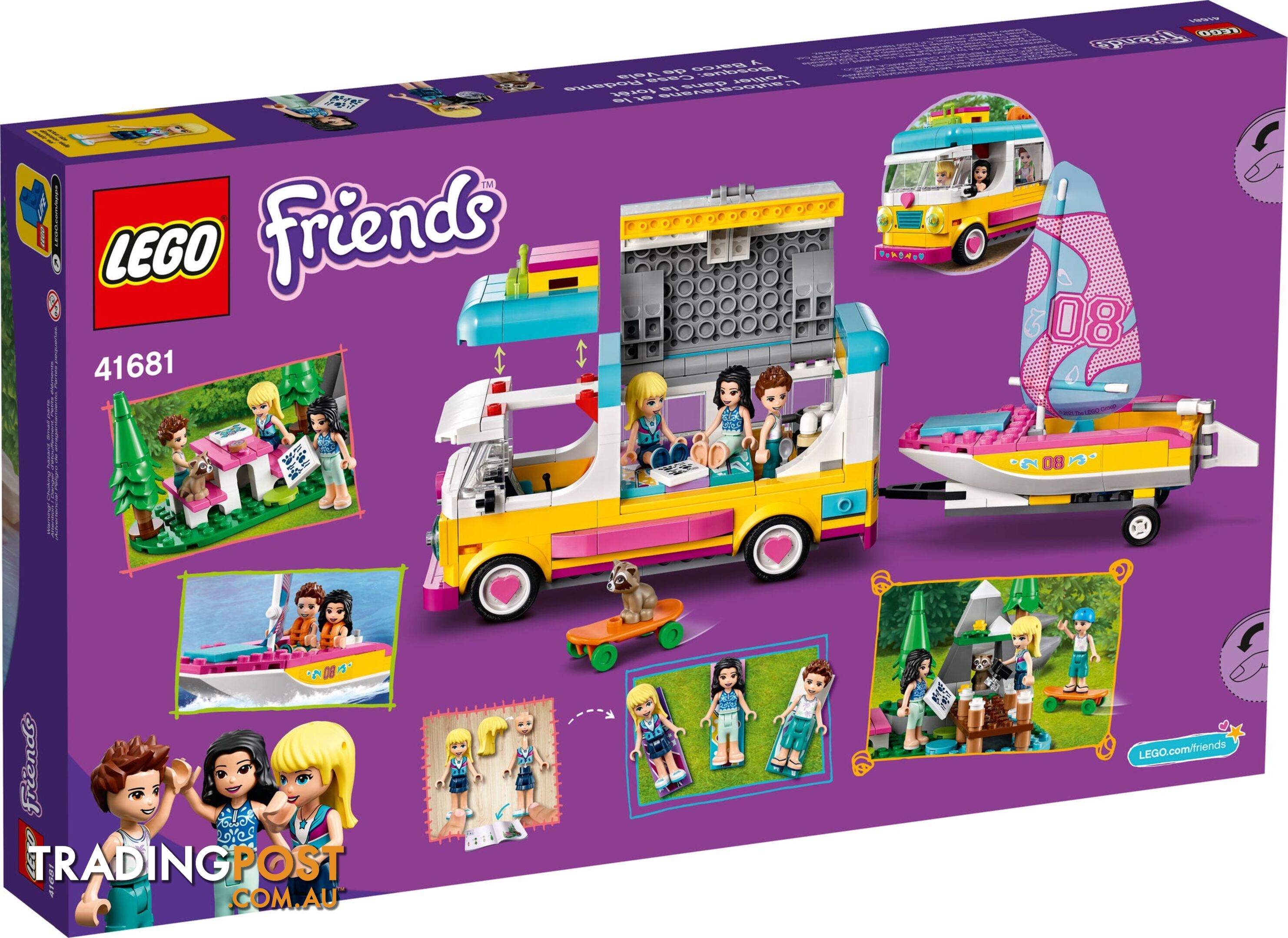 LEGO 41681 Forest Camper Van And Sailboat  - Friends - 5702016916157