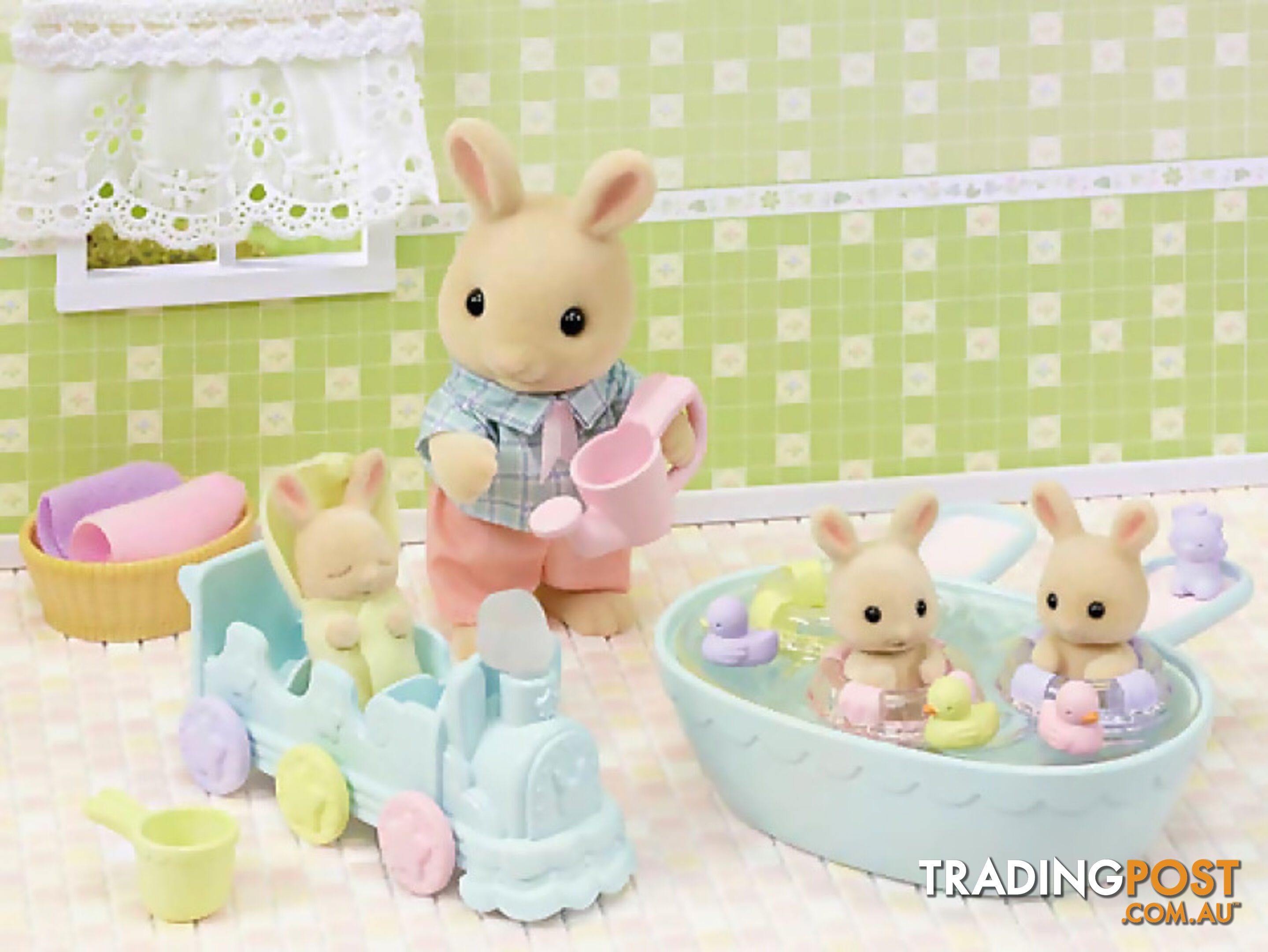 Sylvanian Families - Triplets Baby Bathtime Set - Mdsf5707 - 5054131057070