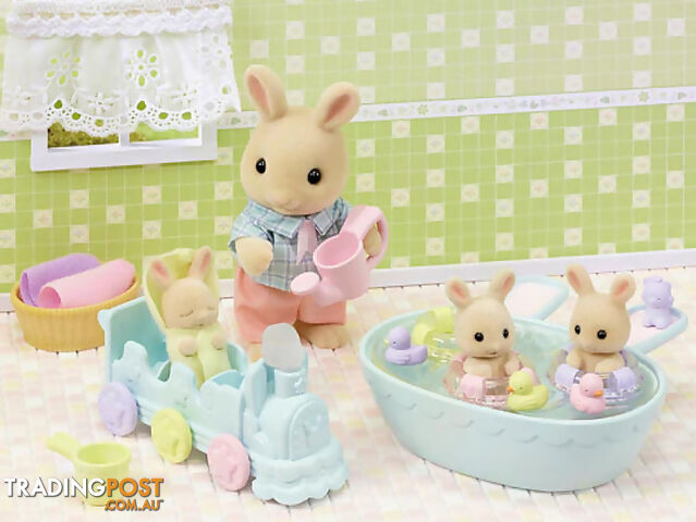 Sylvanian Families - Triplets Baby Bathtime Set - Mdsf5707 - 5054131057070