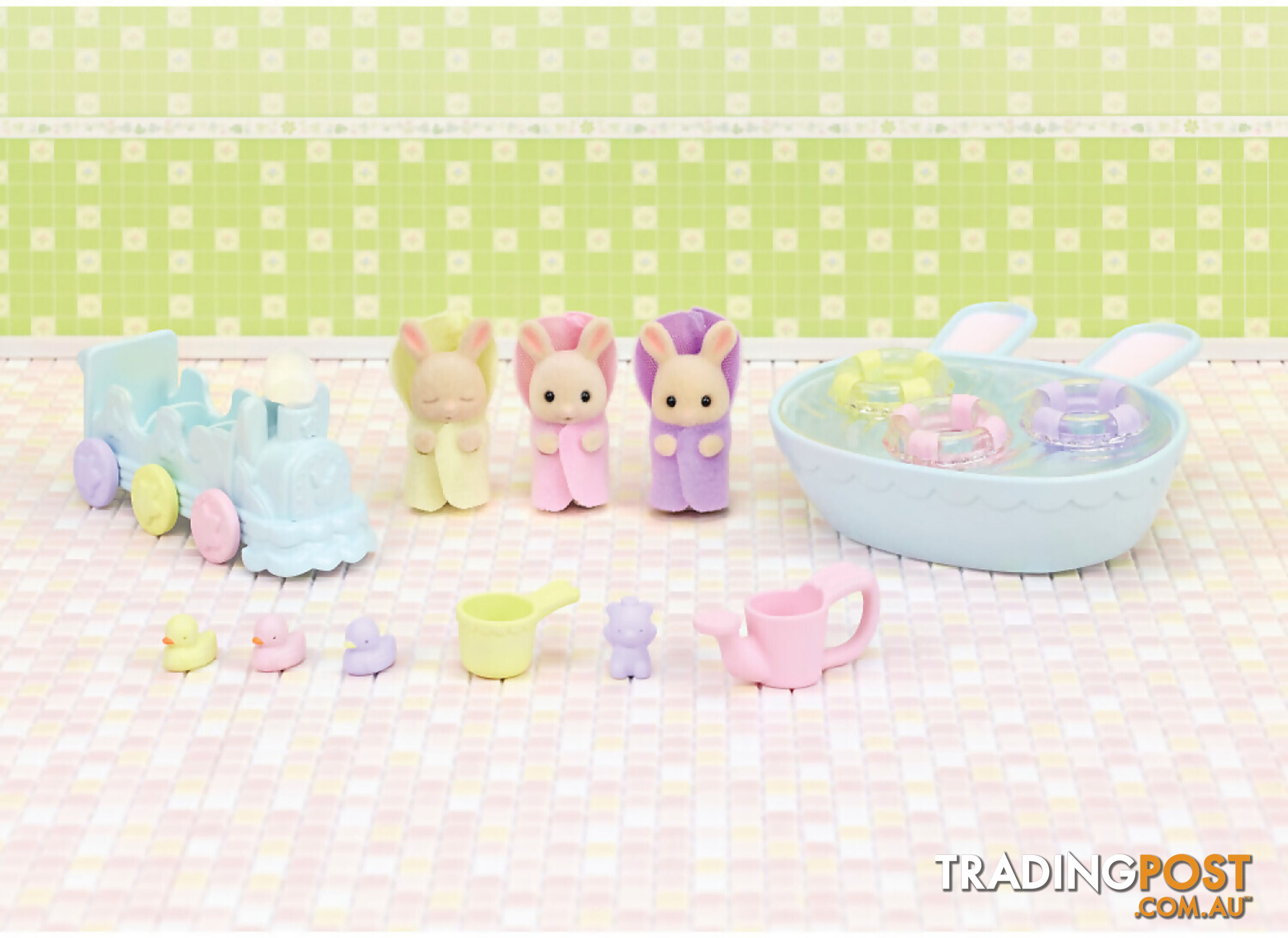 Sylvanian Families - Triplets Baby Bathtime Set - Mdsf5707 - 5054131057070