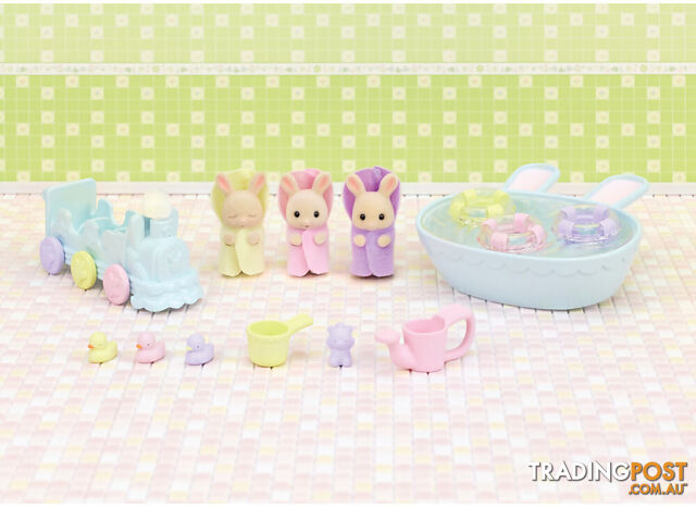 Sylvanian Families - Triplets Baby Bathtime Set - Mdsf5707 - 5054131057070