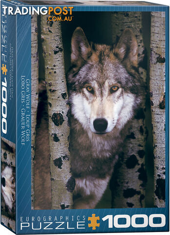 Eurographics - Gray Wolf - Jigsaw Puzzle 1000 Pieces Jdeur61244 - 628136612449