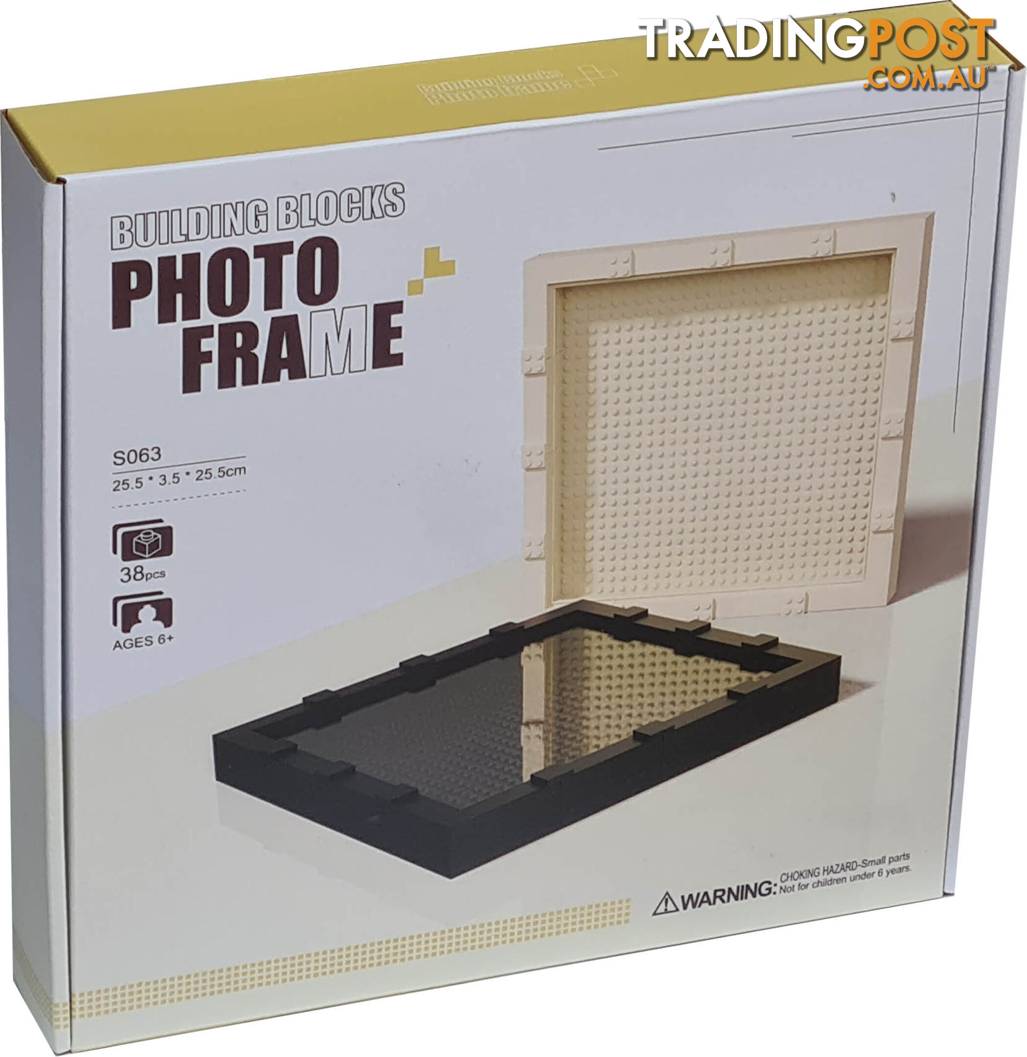 Building Blocks Photo Frame S063 - Cream White