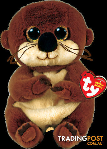 Ty - Beanie Bellies - Mitch Brown Otter Small 20cm- Bg40925 - 008421409259