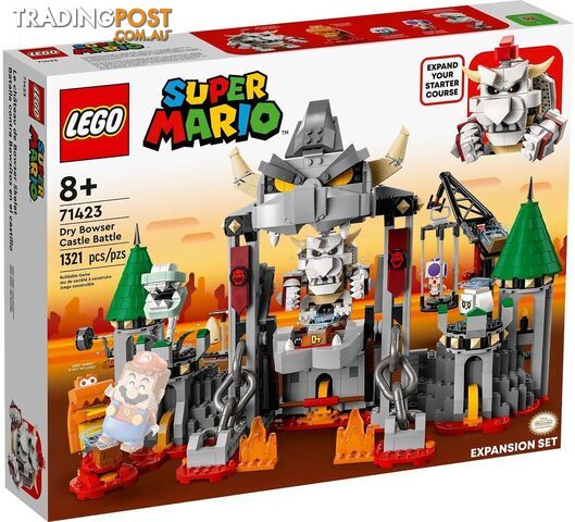 LEGO 71423 Dry Bowser Castle Battle Expansion Set - Super Mario - 5702017415758