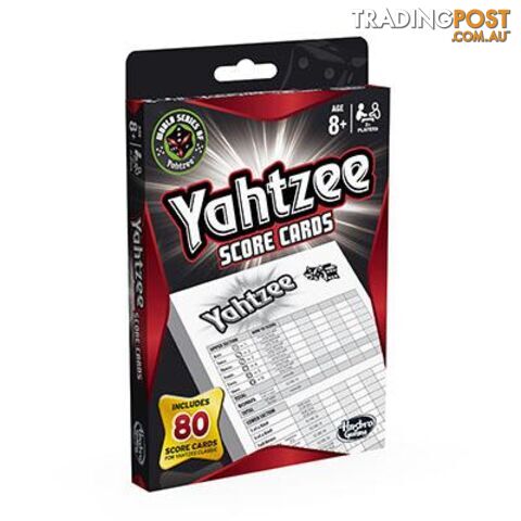 Hasbro Gaming - Yahtzee Score Cards  Hasbro 06100 - 5010994700331