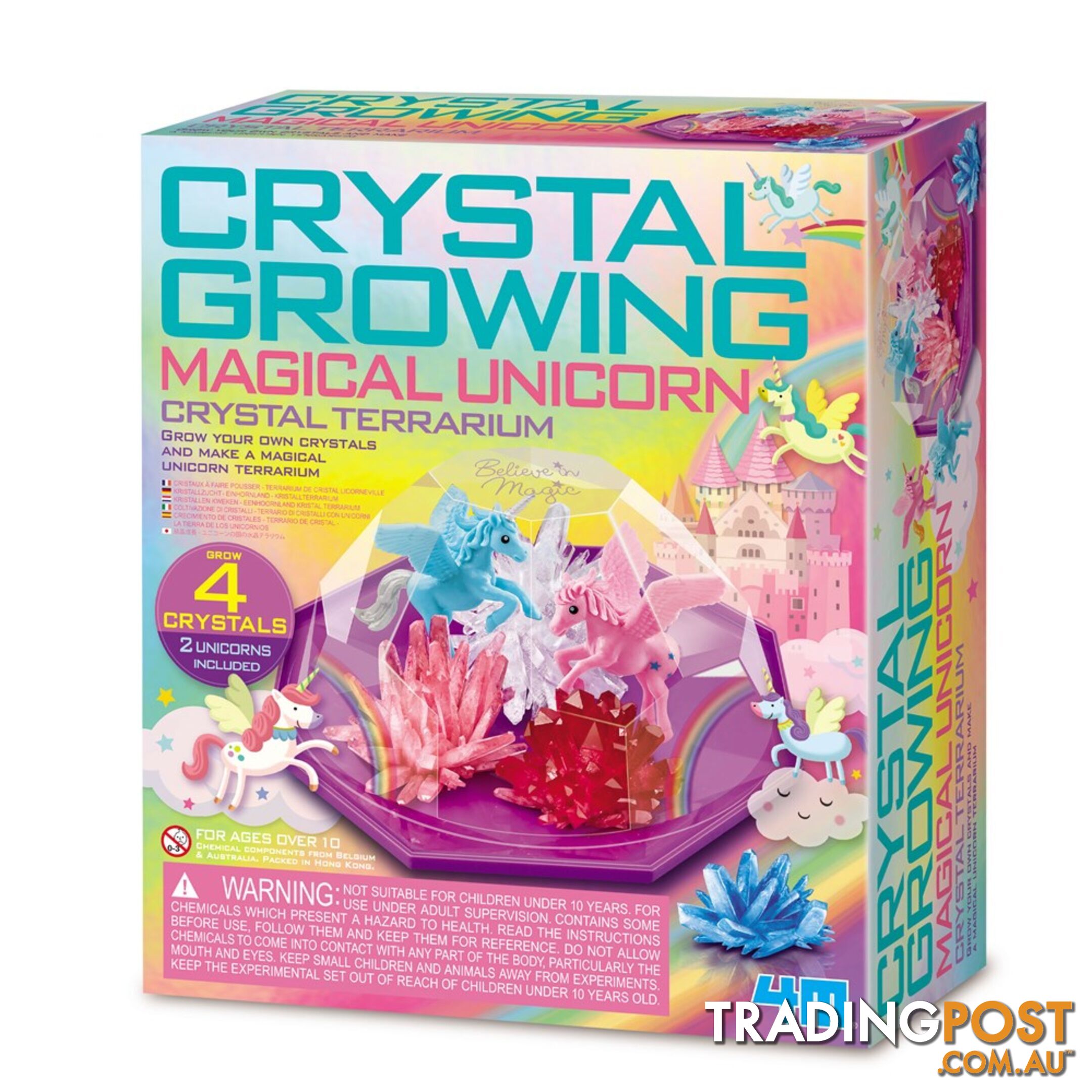 4m - Crystal Growing - Magical Unicorn Crystal Terrarium Jpfsg3928 - 4893156039286