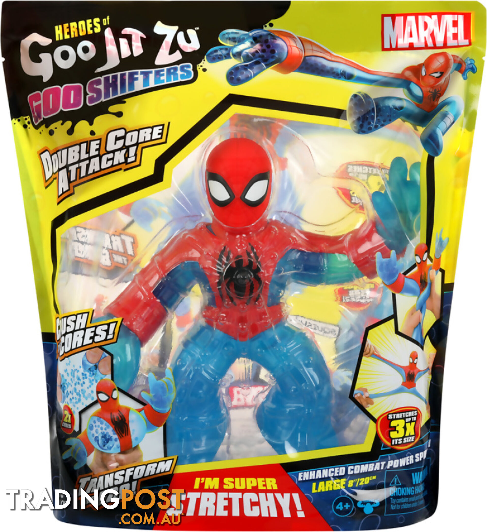 Heroes Of Goo Jit Zu - Marvel Goo Shifters â€“ Enhanced Combat Power Spider-man - Mj42626 - 630996426265