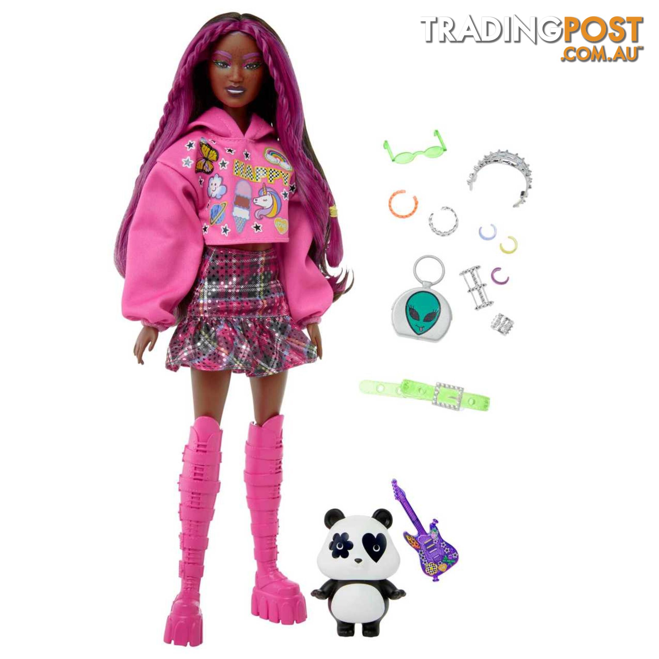 Barbie Doll With Pet Panda Barbie Extra Kids Toys And Gifts - Mahkp93 - 194735106530