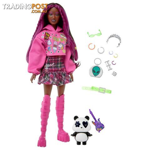 Barbie Doll With Pet Panda Barbie Extra Kids Toys And Gifts - Mahkp93 - 194735106530