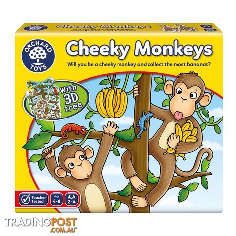 Orchard Toys - Cheeky Monkeys Game - Mdoc068 - 5011863102270