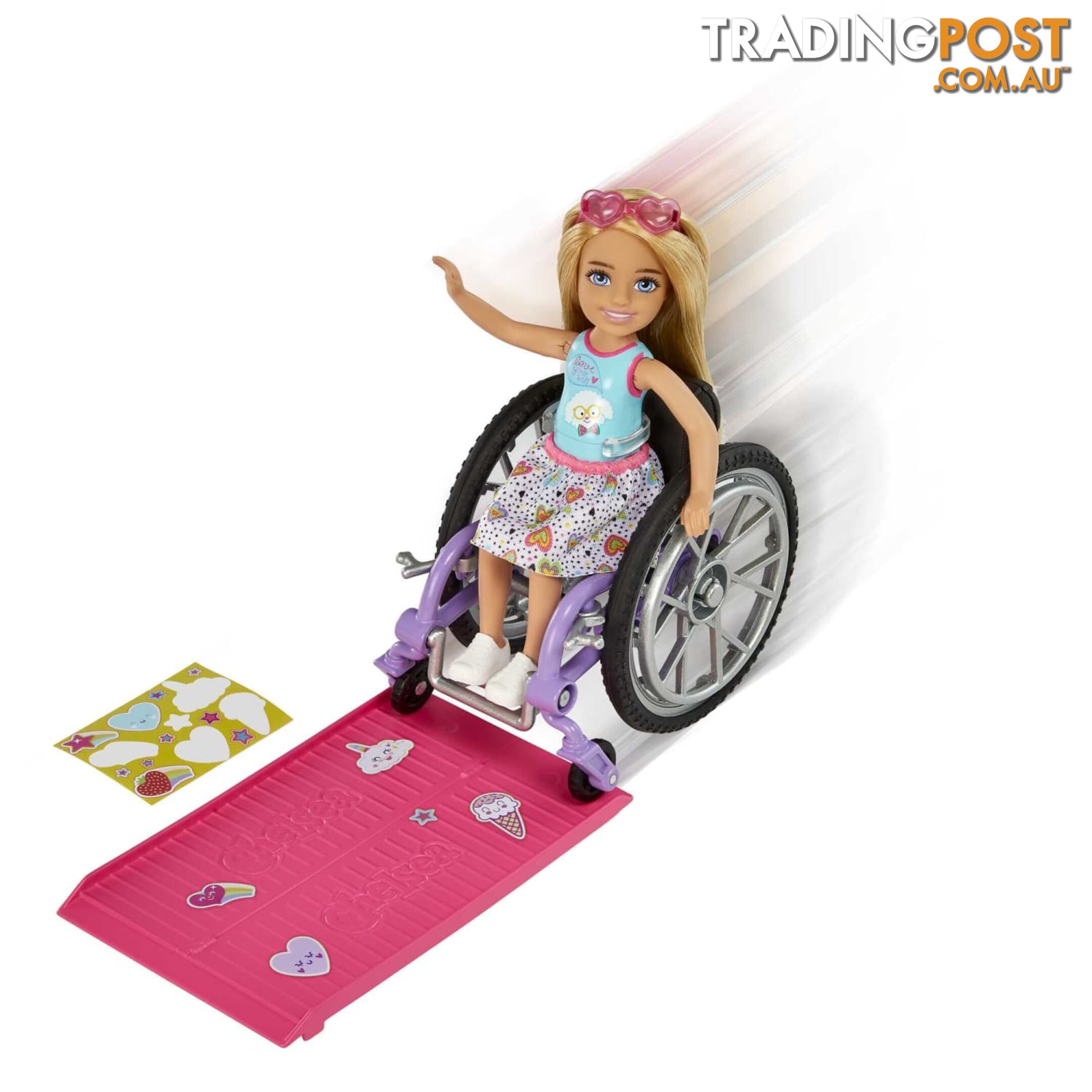 Barbie Chelsea Doll (blonde) & Wheelchair Toy For 3 Year Olds & Up - Mahgp29 - 194735054312