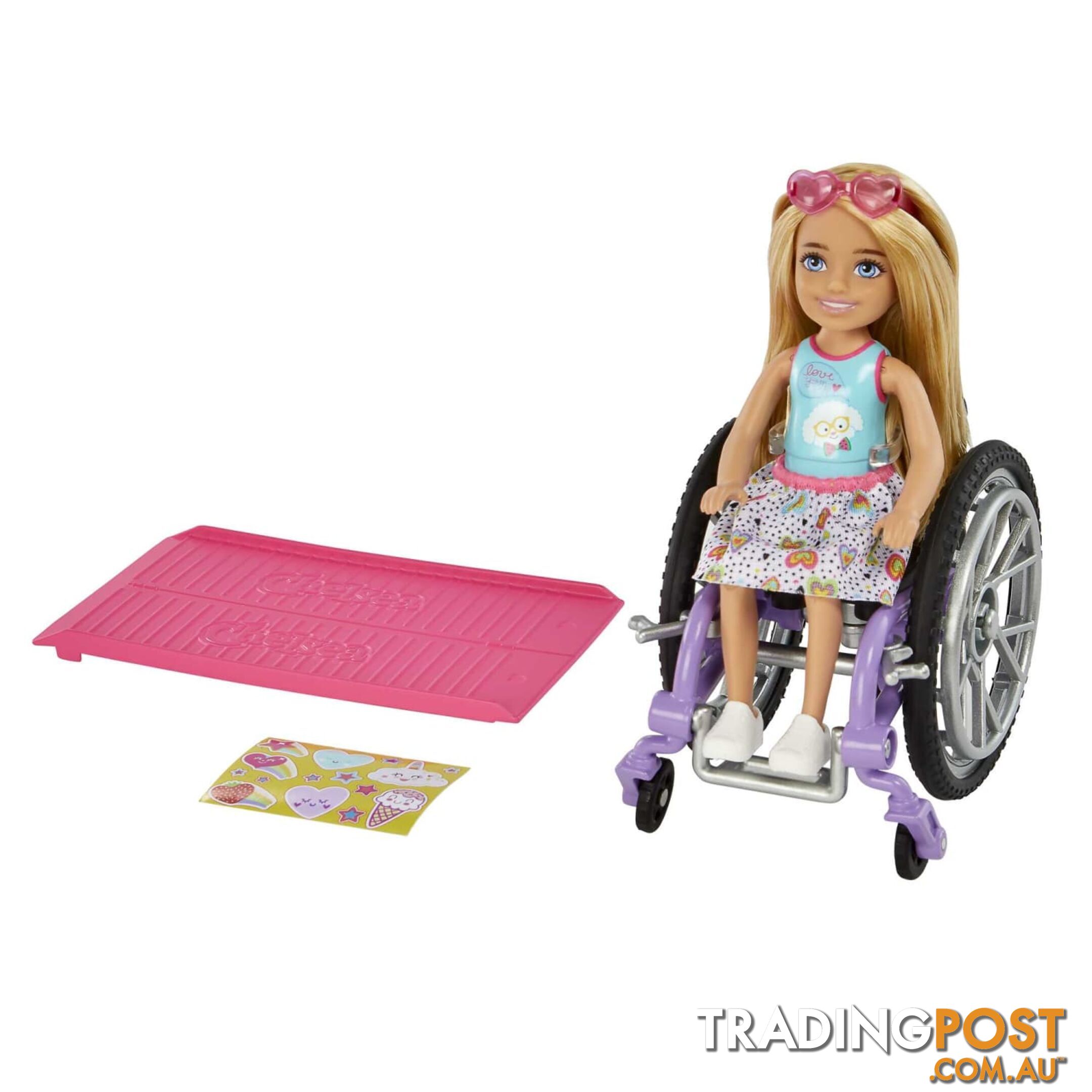 Barbie Chelsea Doll (blonde) & Wheelchair Toy For 3 Year Olds & Up - Mahgp29 - 194735054312