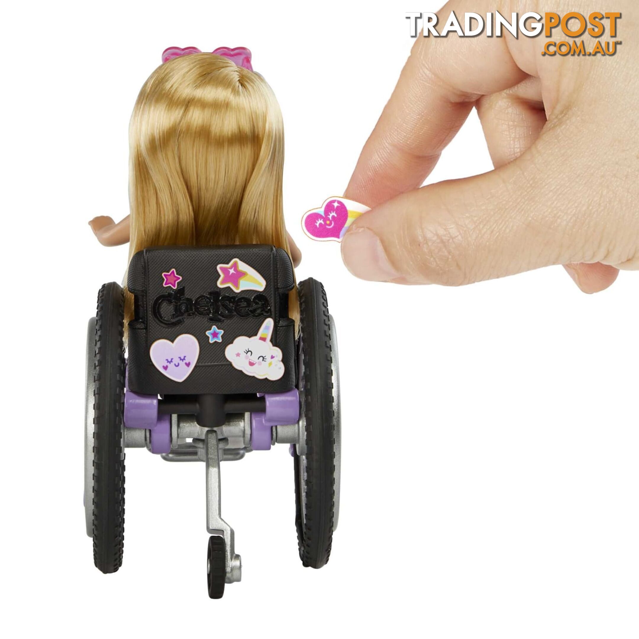 Barbie Chelsea Doll (blonde) & Wheelchair Toy For 3 Year Olds & Up - Mahgp29 - 194735054312